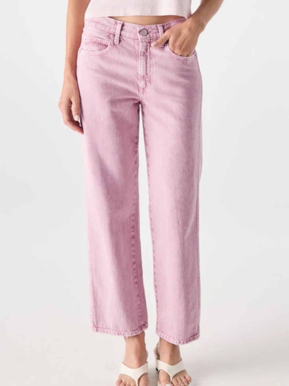 AMO Brand Billie Denim in Rosestone Limited Edition Wash Size 29 NEW WITH TAGS